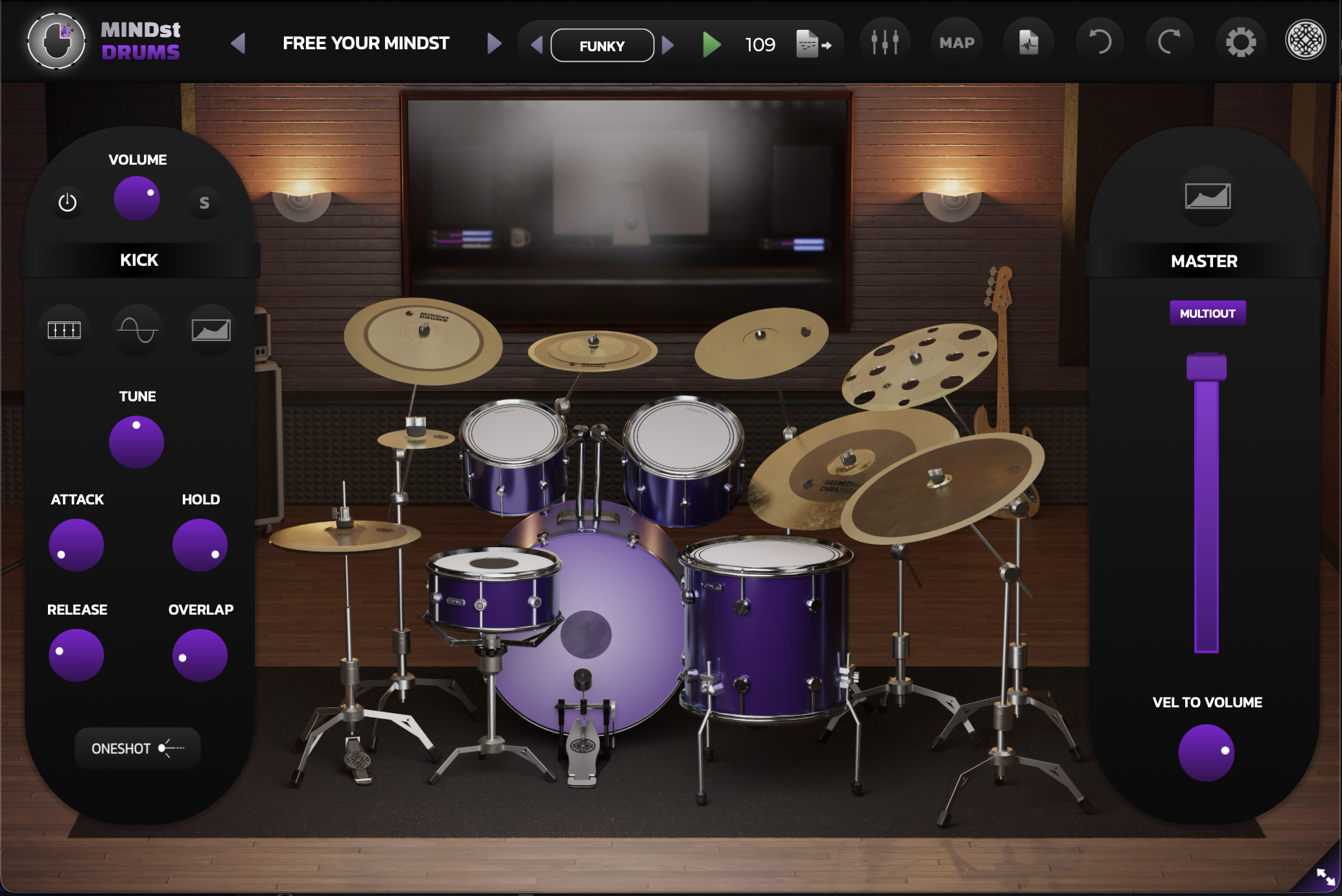 Mindst Drums UI